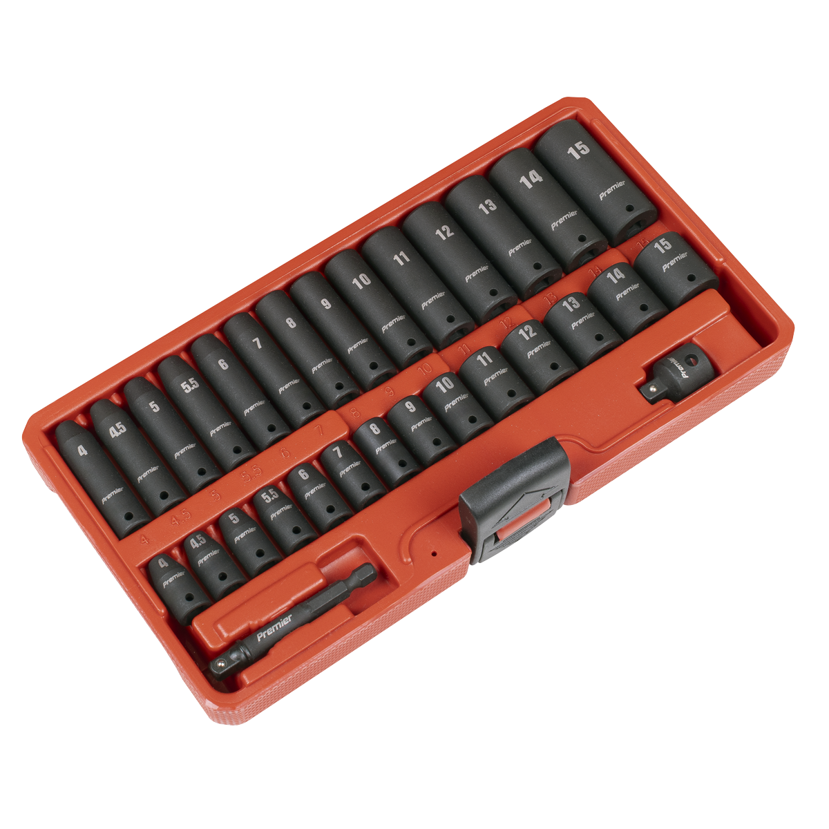 Impact Socket Set 1/4"Sq Drive 30pc AK5640M