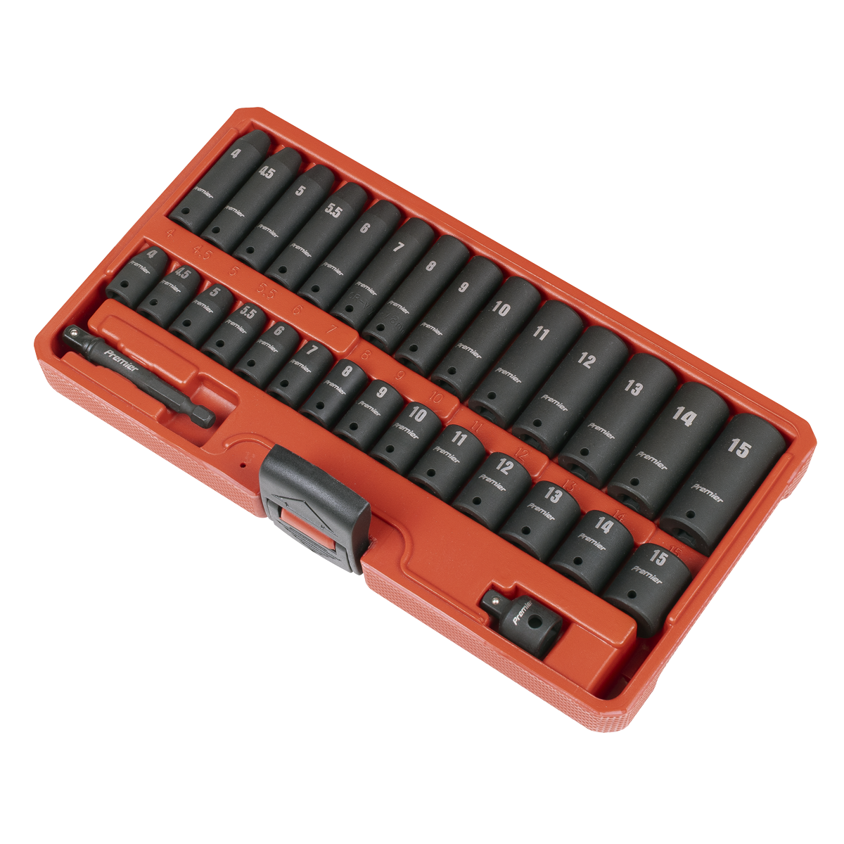 Impact Socket Set 1/4"Sq Drive 30pc AK5640M