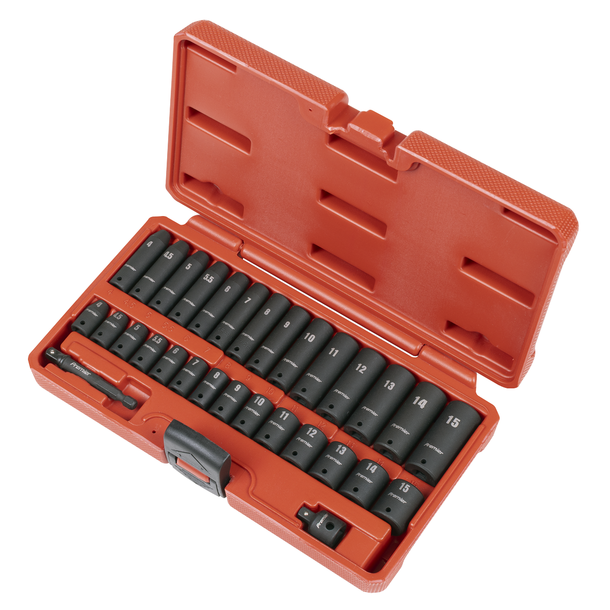Impact Socket Set 1/4"Sq Drive 30pc AK5640M