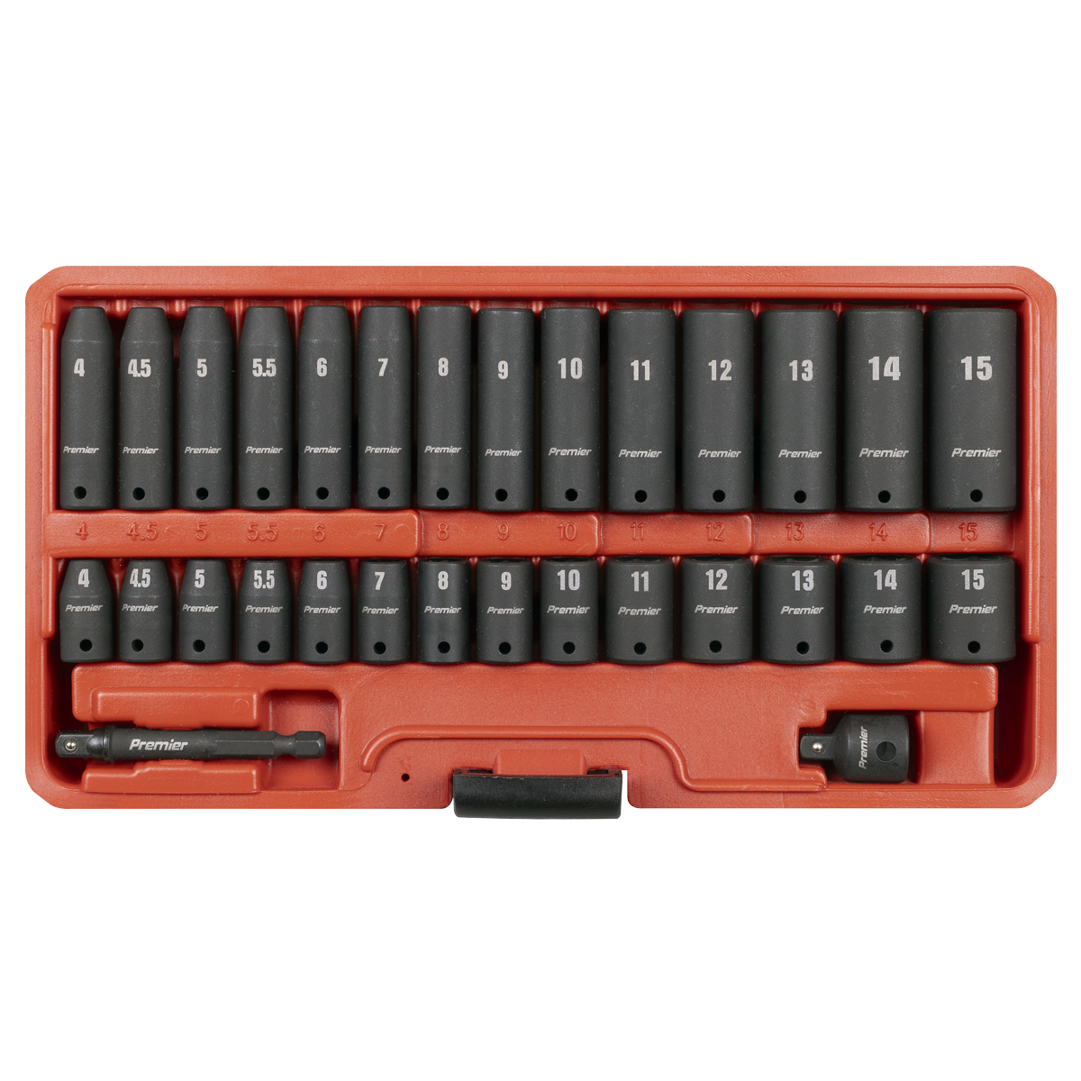 Impact Socket Set 1/4"Sq Drive 30pc AK5640M