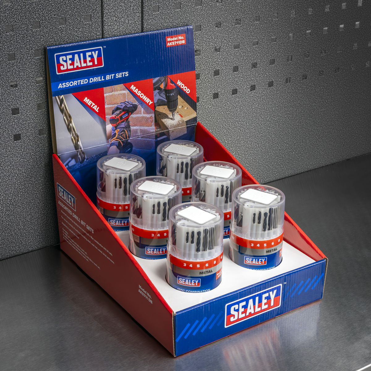 Combination Drill Bit Sets - Display box of 6 AK5711DB
