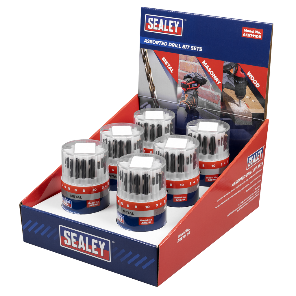 Combination Drill Bit Sets - Display box of 6 AK5711DB