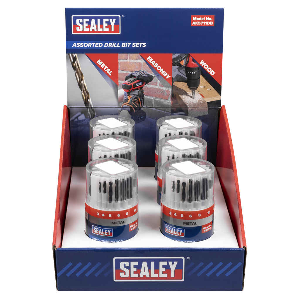 Combination Drill Bit Sets - Display box of 6 AK5711DB