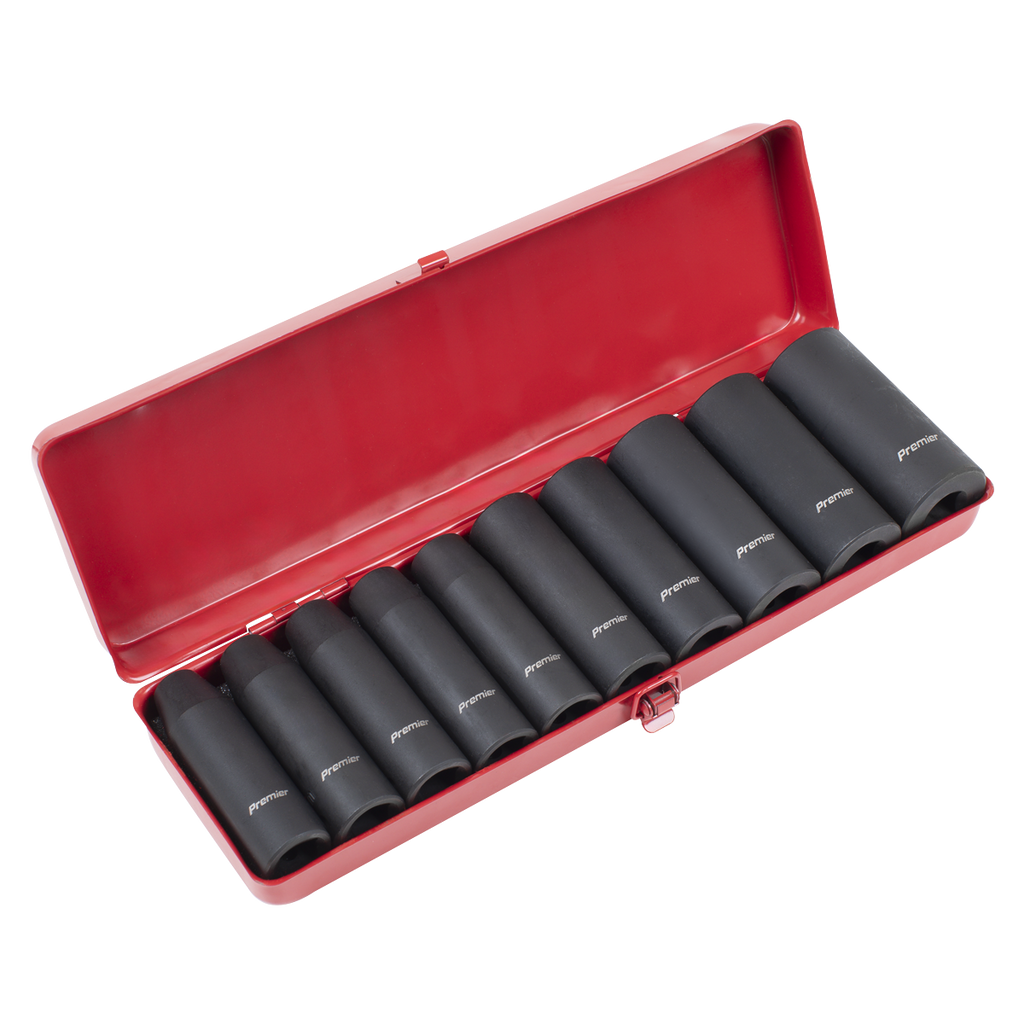 Deep Impact Socket Set 1/2"Sq Drive 10pc AK58/11M