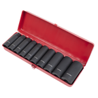 Deep Impact Socket Set 1/2"Sq Drive 10pc AK58/11M