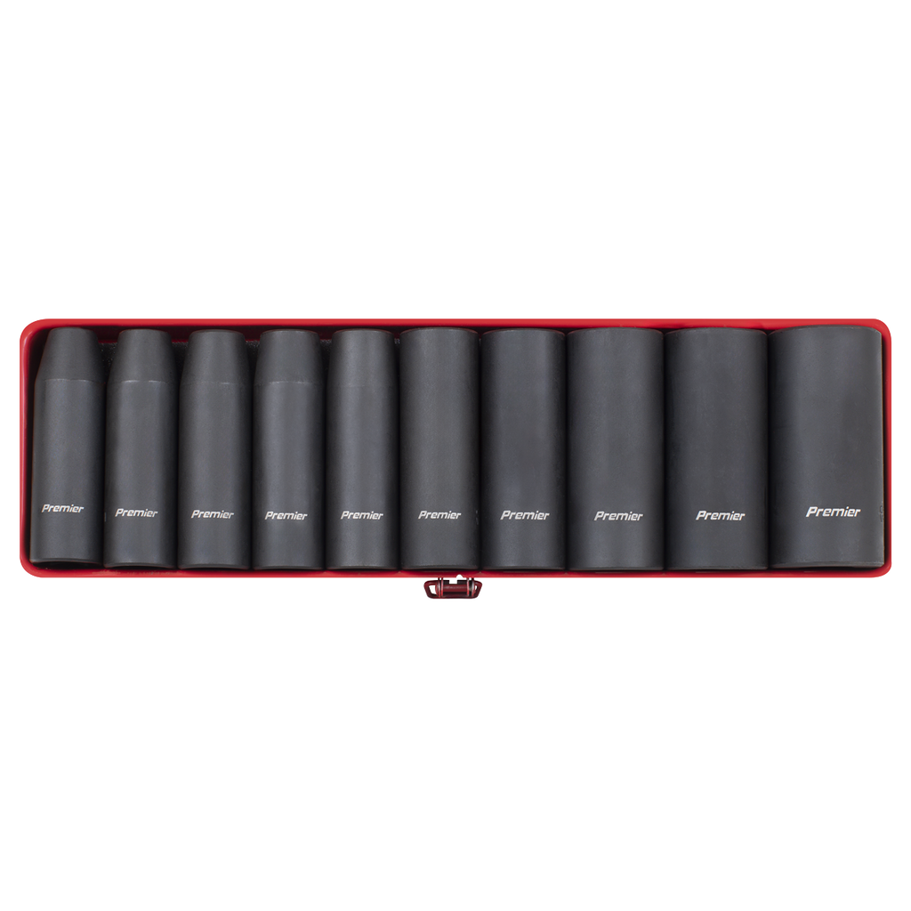 Deep Impact Socket Set 1/2"Sq Drive 10pc AK58/11M
