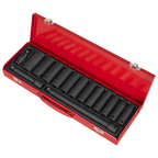 Deep Impact Socket Set 1/2"Sq Drive 15pc AK5815M