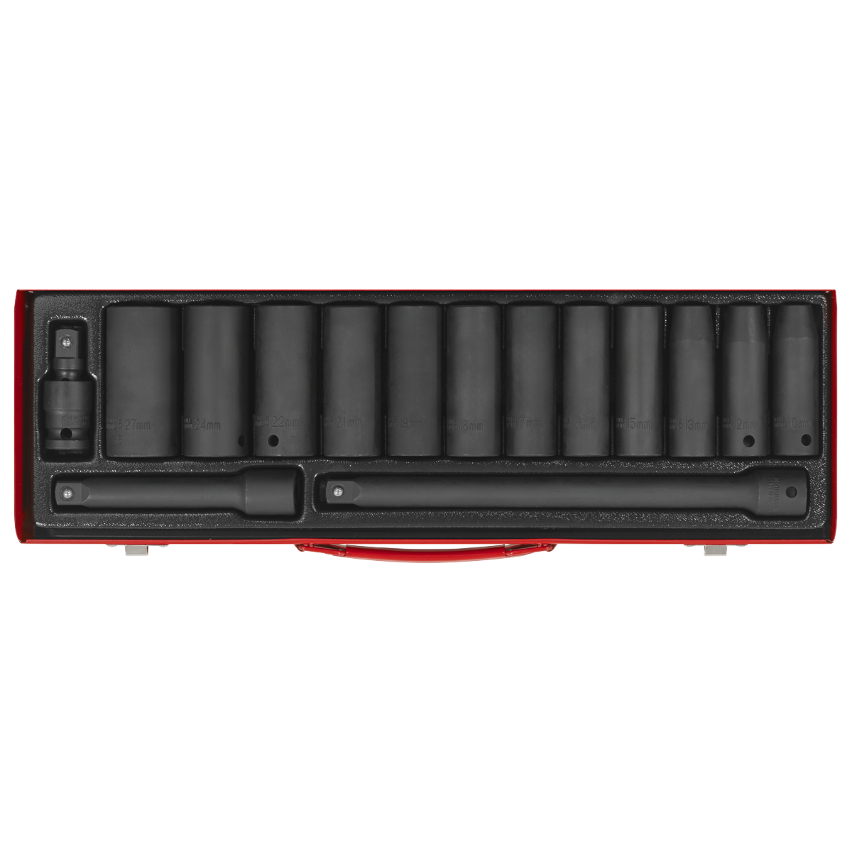 Deep Impact Socket Set 1/2"Sq Drive 15pc AK5815M