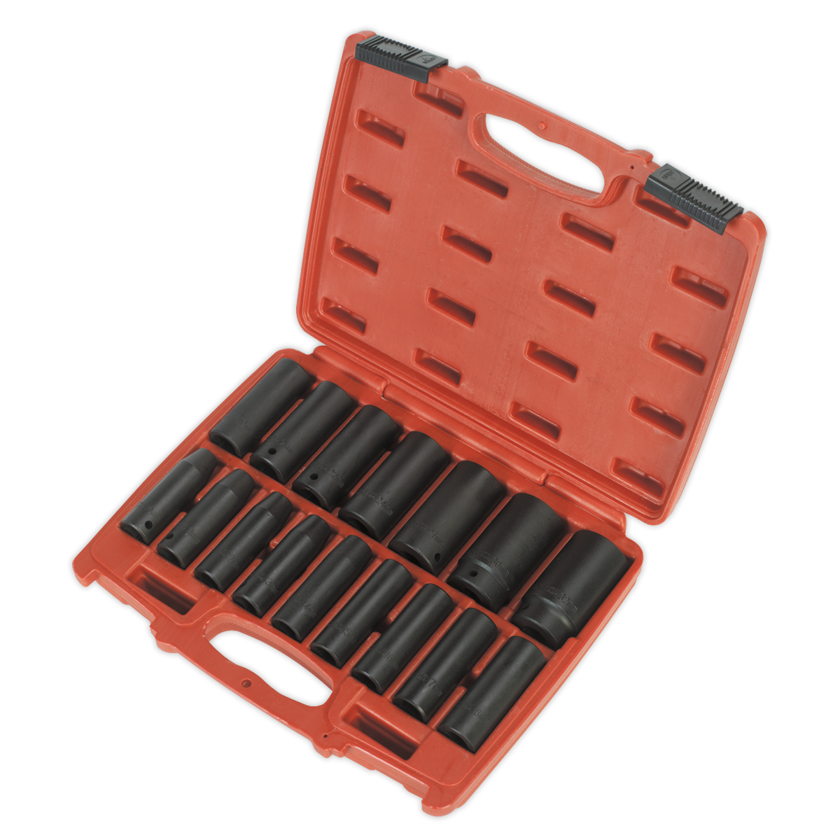Deep Impact Socket Set 1/2"Sq Drive 16pc AK5816M