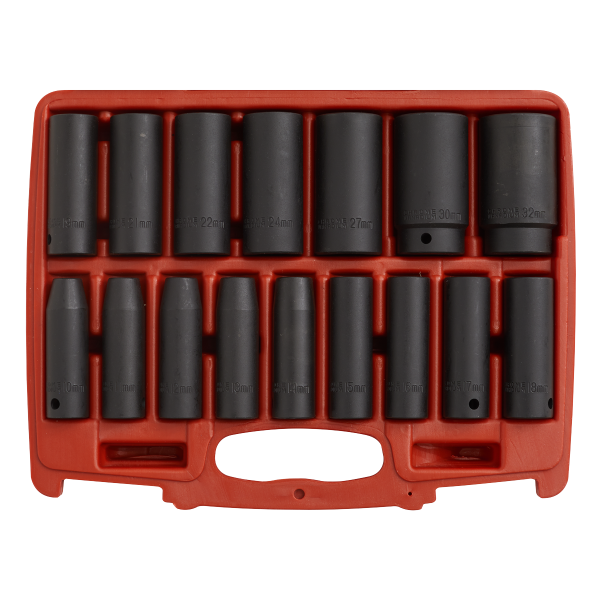 Deep Impact Socket Set 1/2"Sq Drive 16pc AK5816M