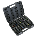 Deep Impact Socket Set 1/2"Sq Drive 16pc AK5818M