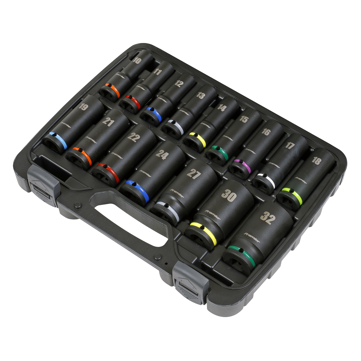 Deep Impact Socket Set 1/2"Sq Drive 16pc AK5818M