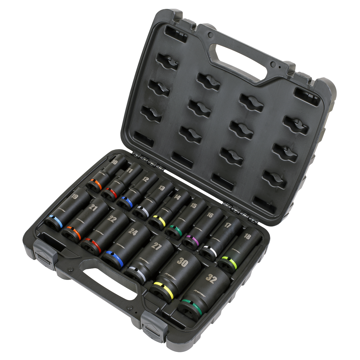 Deep Impact Socket Set 1/2"Sq Drive 16pc AK5818M