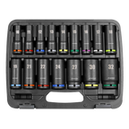 Deep Impact Socket Set 1/2"Sq Drive 16pc AK5818M