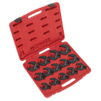 Crow's Foot Spanner Set 1/2"Sq Drive 14pc AK59831