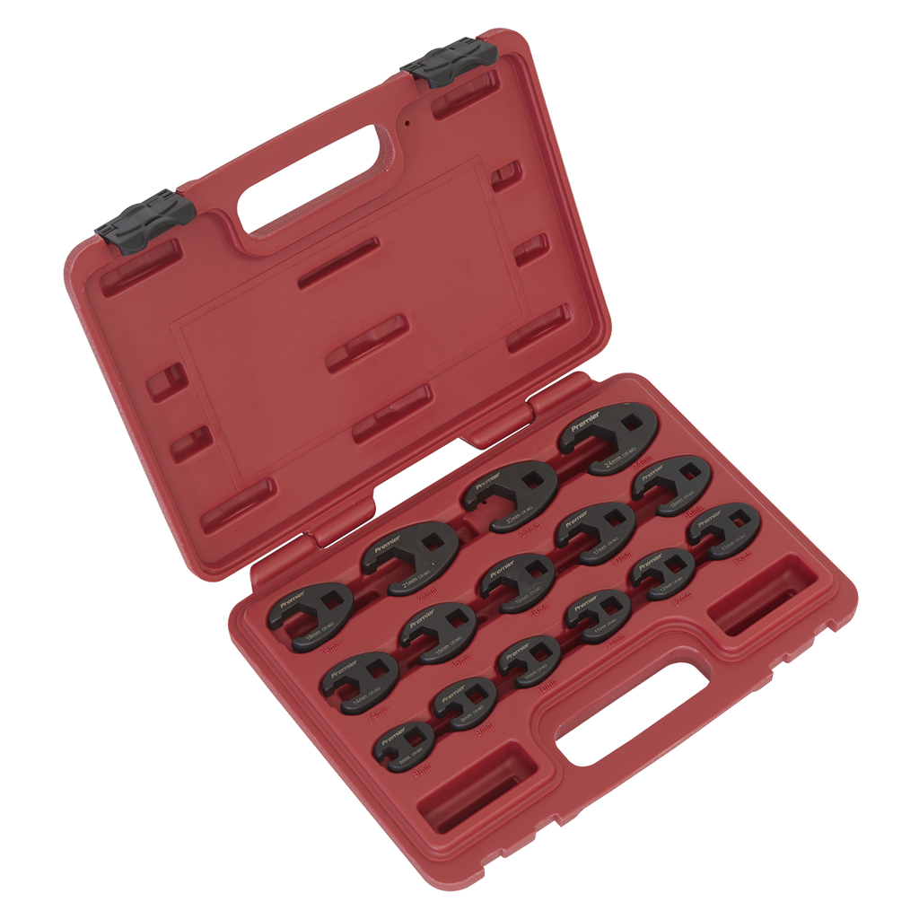 Crow's Foot Spanner Set 3/8"Sq Drive 15pc AK5983