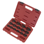 Crow's Foot Spanner Set 3/8"Sq Drive 15pc AK5983