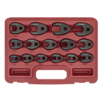 Crow's Foot Spanner Set 3/8"Sq Drive 15pc AK5983