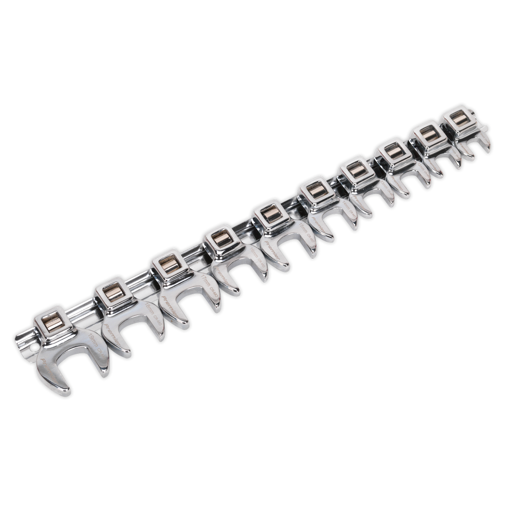 Crow's Foot Open-End Spanner Set 3/8"Sq Drive 10pc AK5989