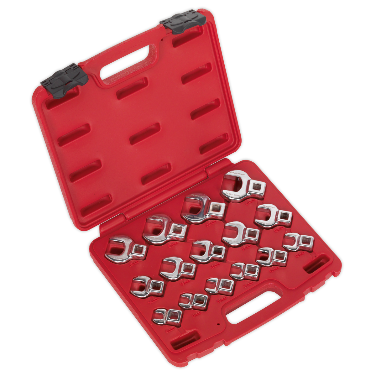 Crow's Foot Open-End Spanner Set 3/8"Sq Drive 15pc AK59891