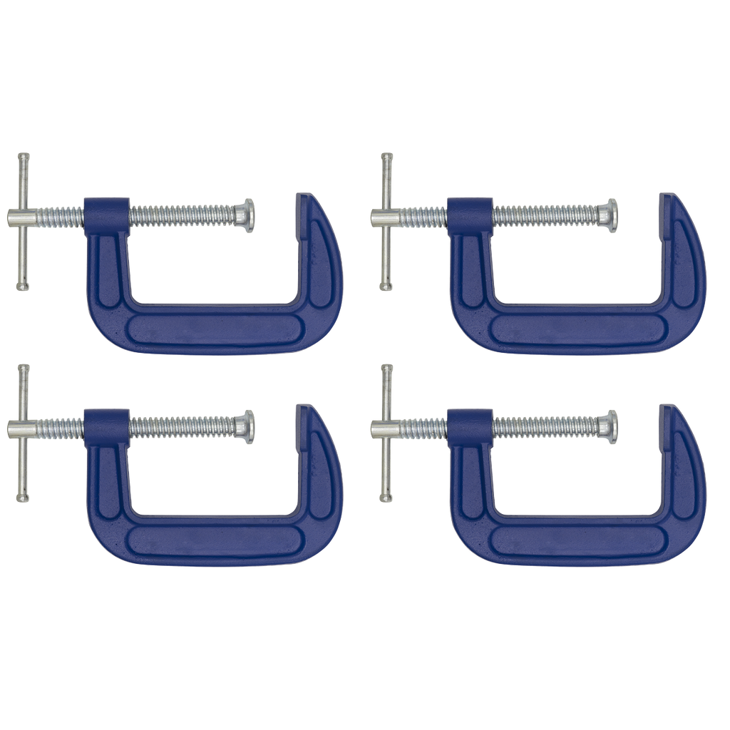G-Clamp Set 75mm 4pc AK60034