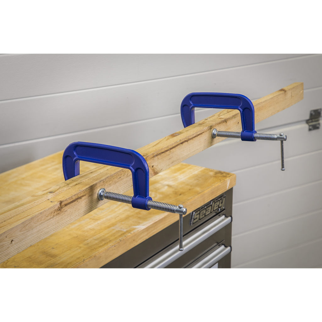 G-Clamp Set 75mm & 100mm 4pc AK6003SET