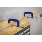G-Clamp Set 75mm & 100mm 4pc AK6003SET