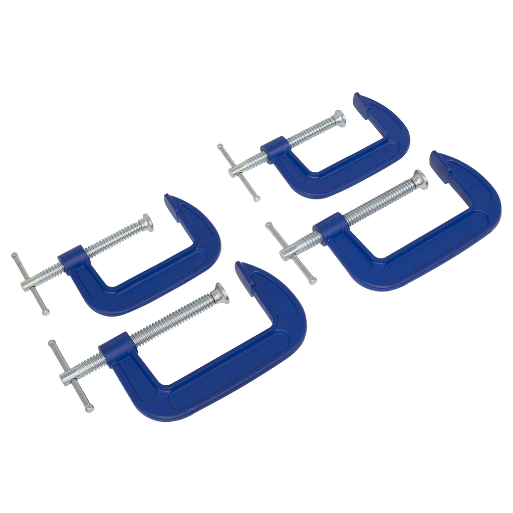 G-Clamp Set 75mm & 100mm 4pc AK6003SET