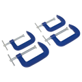 G-Clamp Set 75mm & 100mm 4pc AK6003SET
