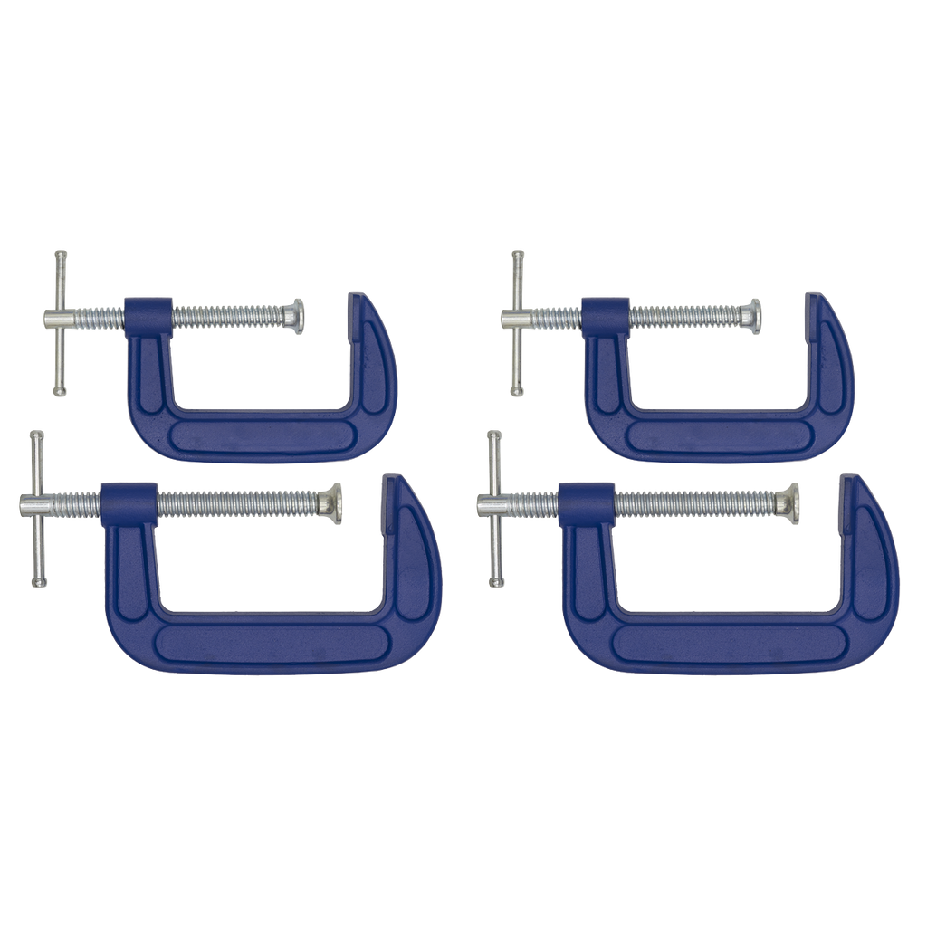 G-Clamp Set 75mm & 100mm 4pc AK6003SET