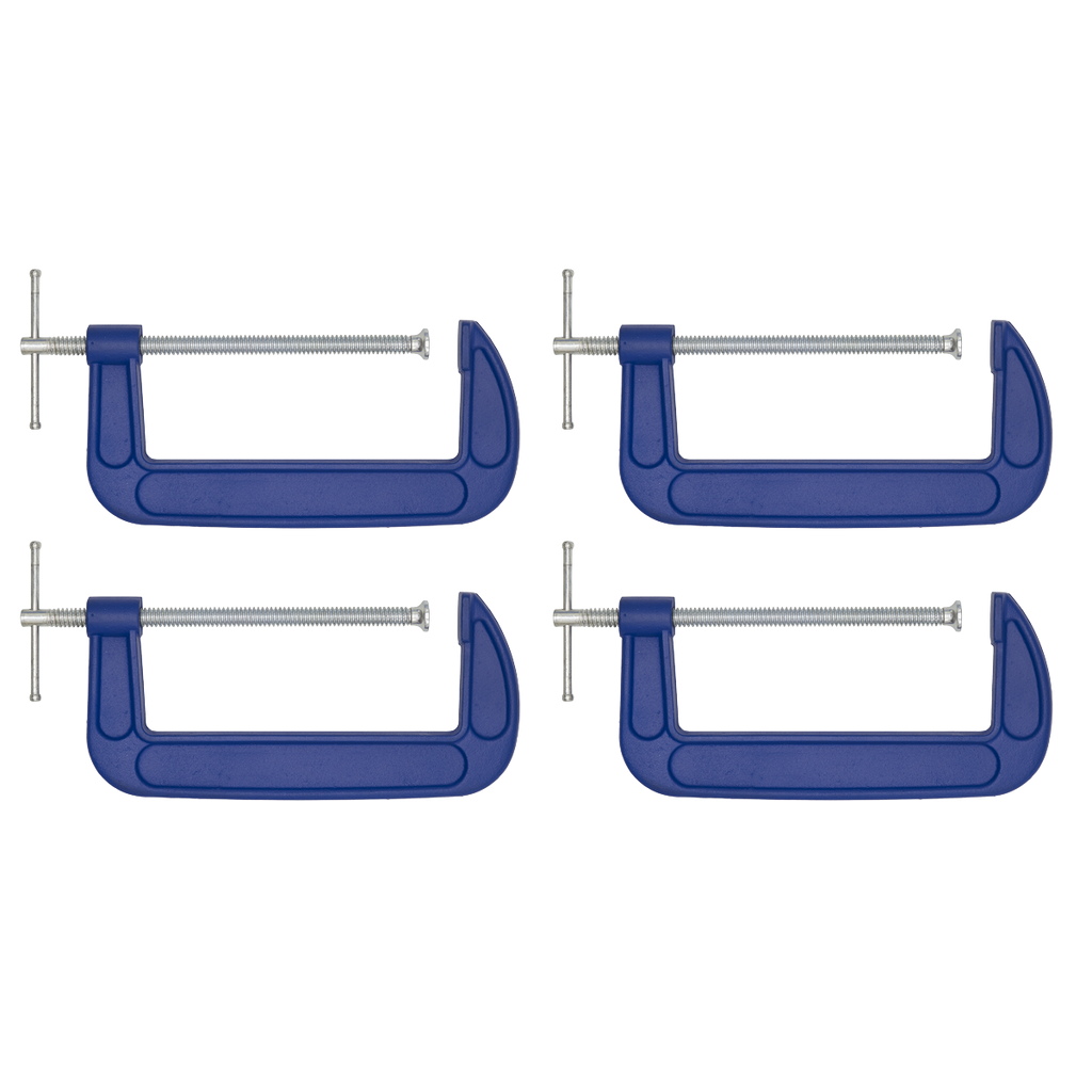 G-Clamp Set 200mm 4pc AK60084
