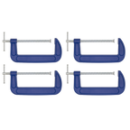 G-Clamp Set 200mm 4pc AK60084
