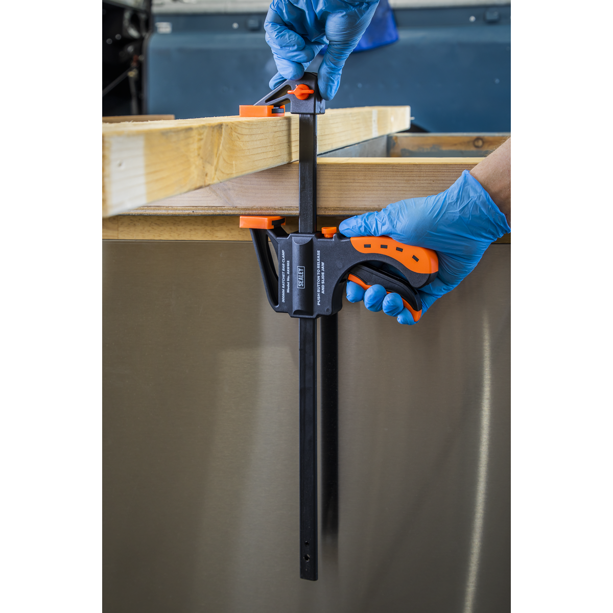 Ratchet Bar Clamp Set 300mm 4pc AK61024