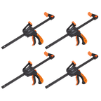 Ratchet Bar Clamp Set 300mm 4pc AK61024