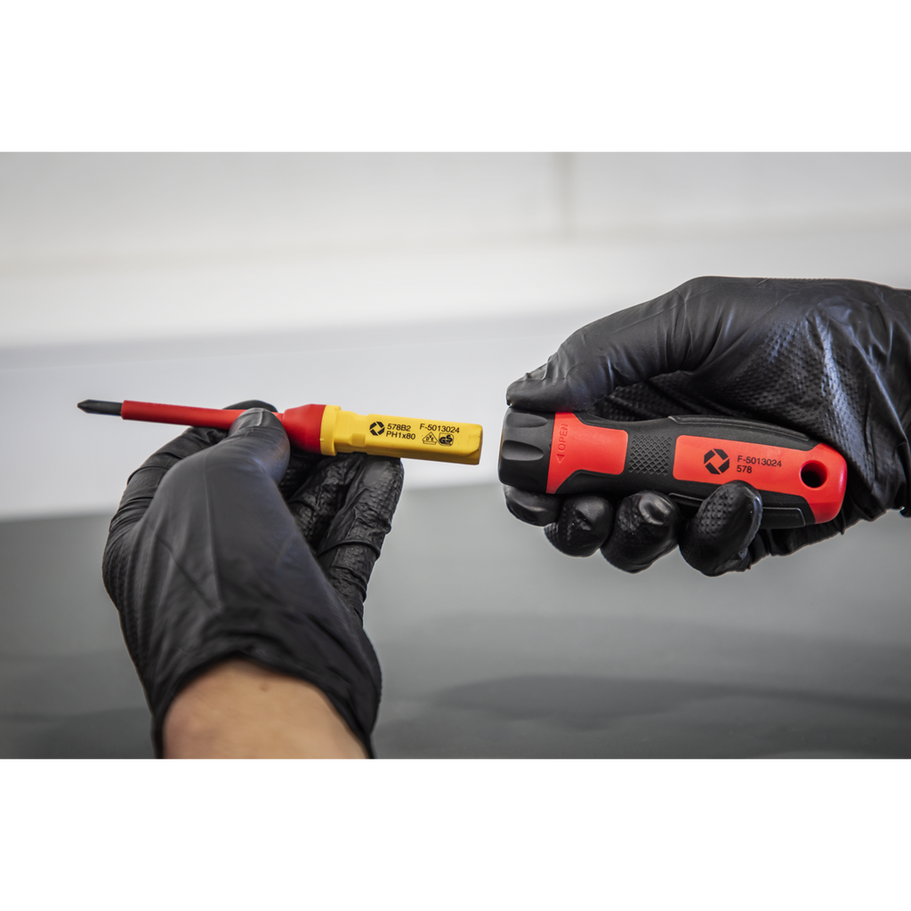 Interchangeable Screwdriver Set 8pc - VDE Approved AK61280