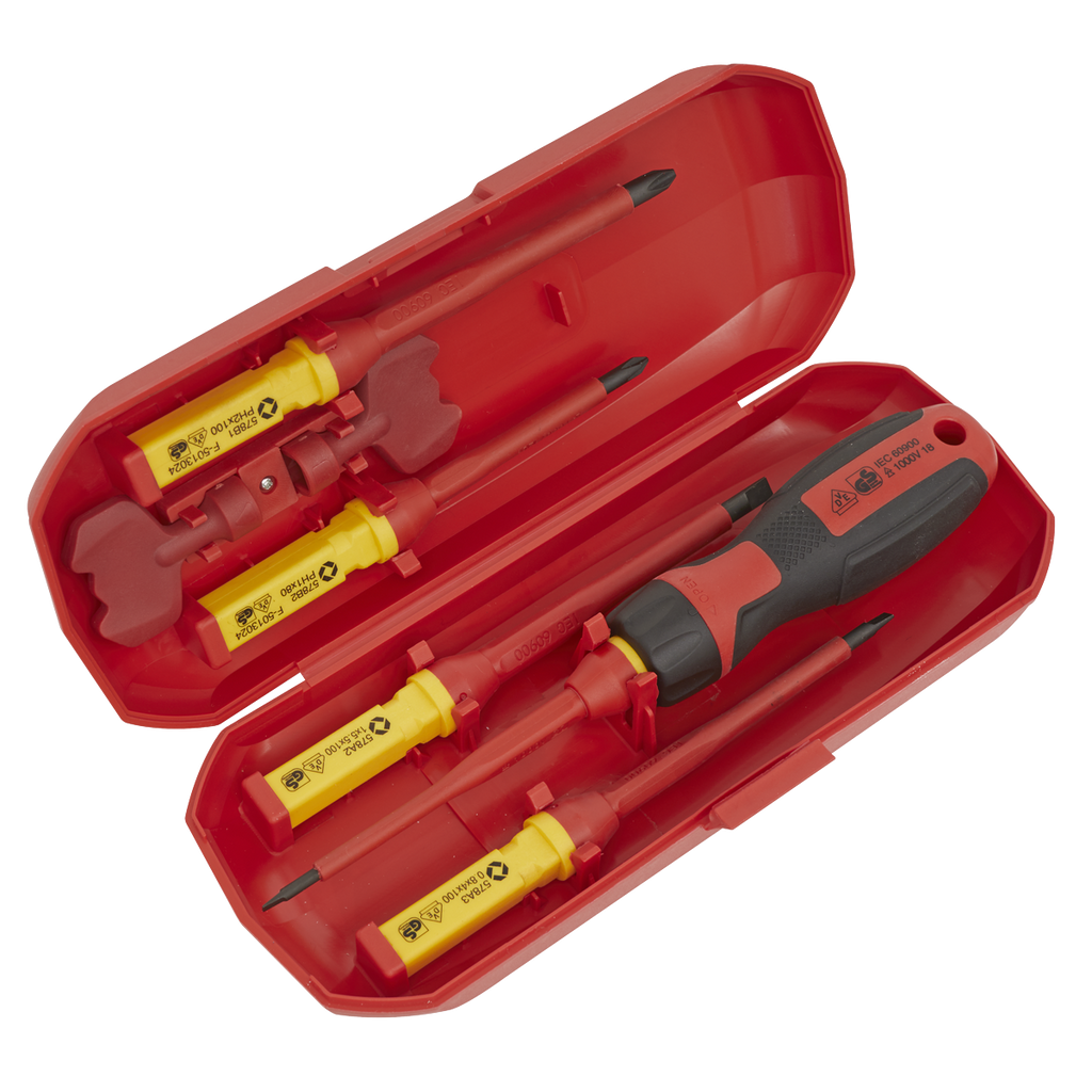 Interchangeable Screwdriver Set 8pc - VDE Approved AK61280