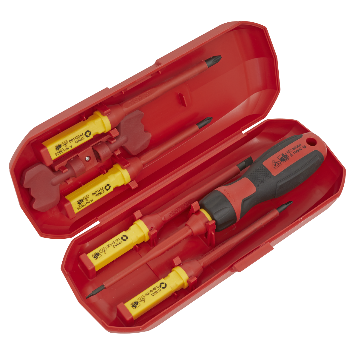 Interchangeable Screwdriver Set 8pc - VDE Approved AK61280
