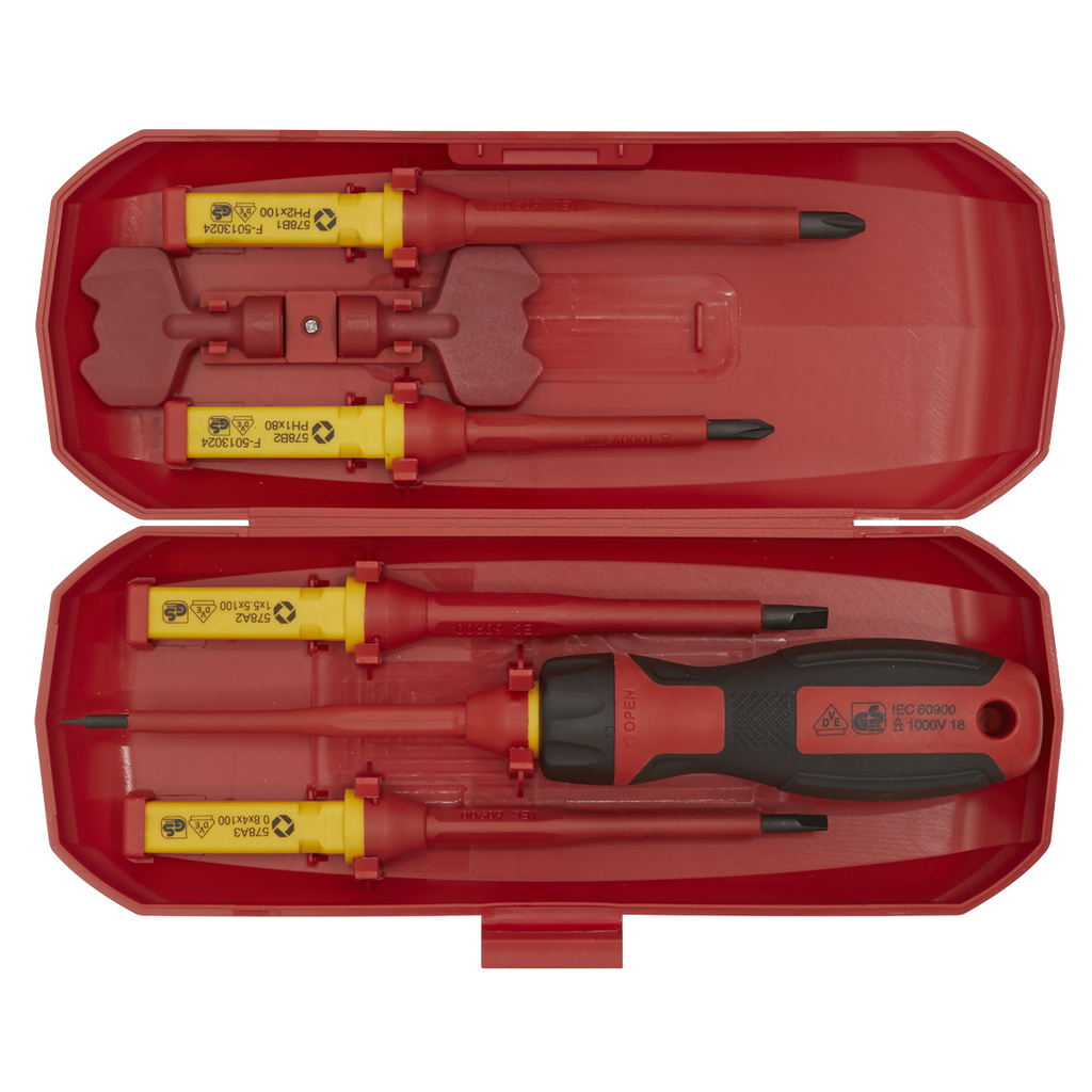 Interchangeable Screwdriver Set 8pc - VDE Approved AK61280