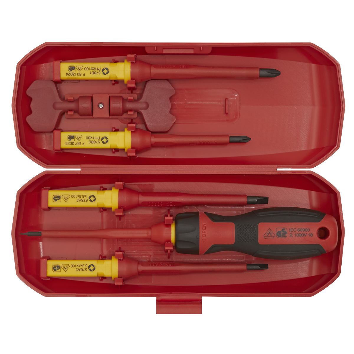 Interchangeable Screwdriver Set 8pc - VDE Approved AK61280
