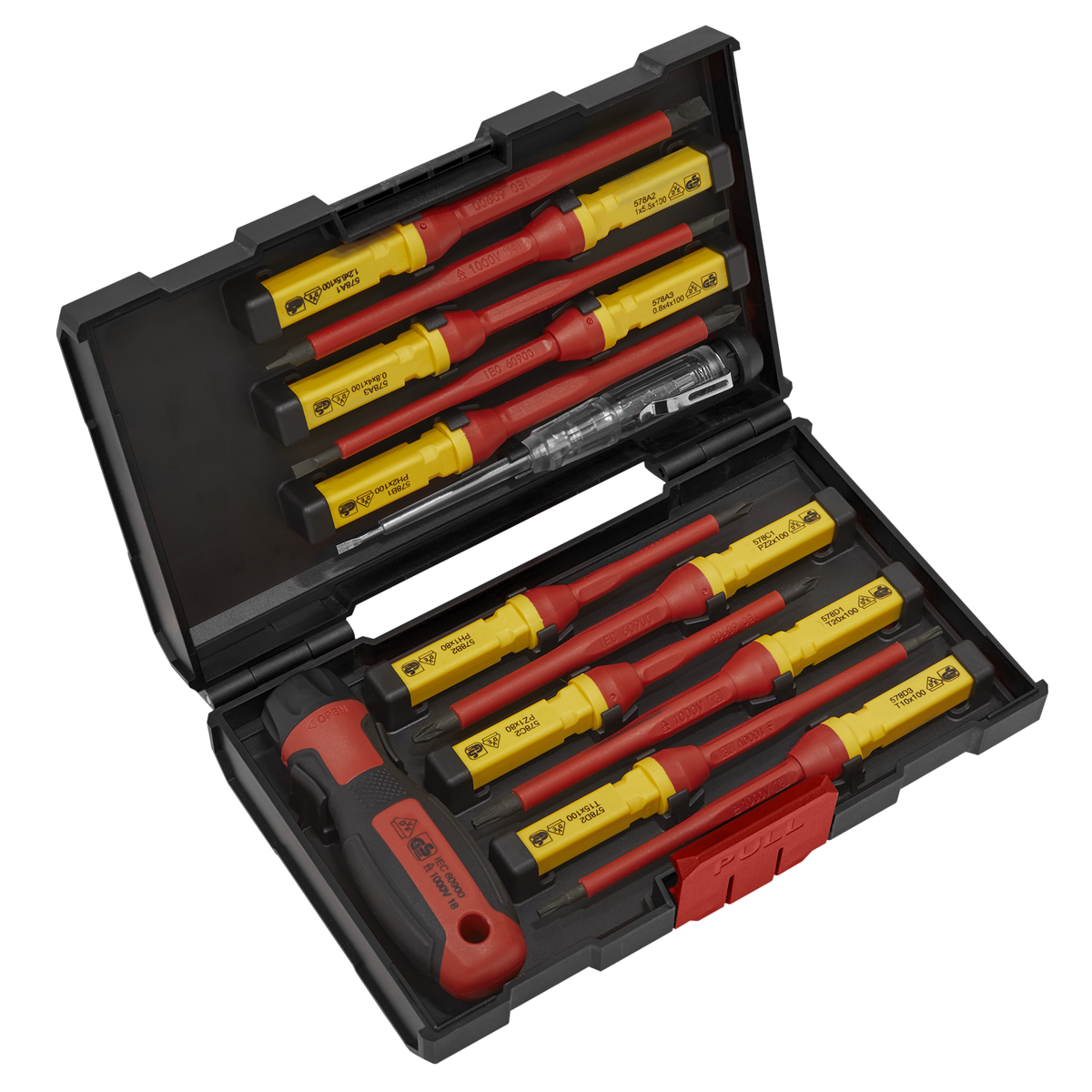 Interchangeable Screwdriver Set 13pc - VDE Approved AK6128