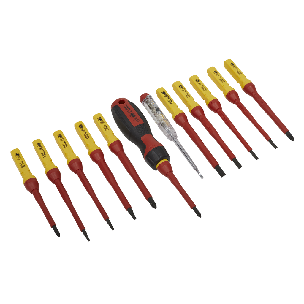 Interchangeable Screwdriver Set 13pc - VDE Approved AK6128