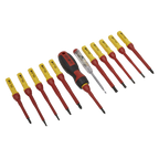 Interchangeable Screwdriver Set 13pc - VDE Approved AK6128
