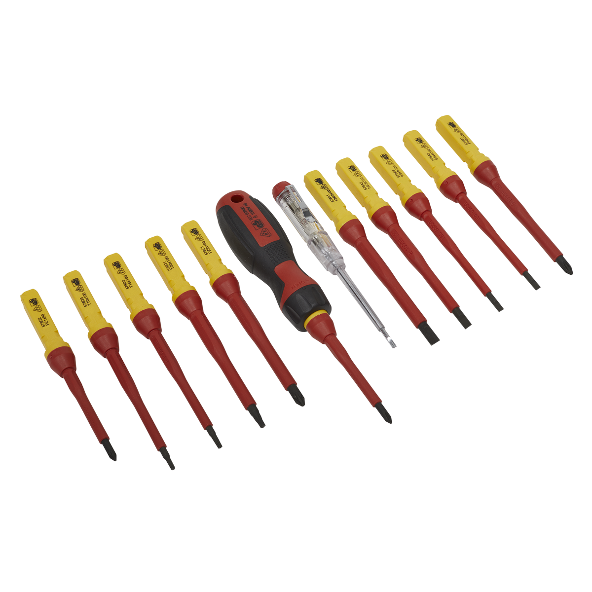 Interchangeable Screwdriver Set 13pc - VDE Approved AK6128