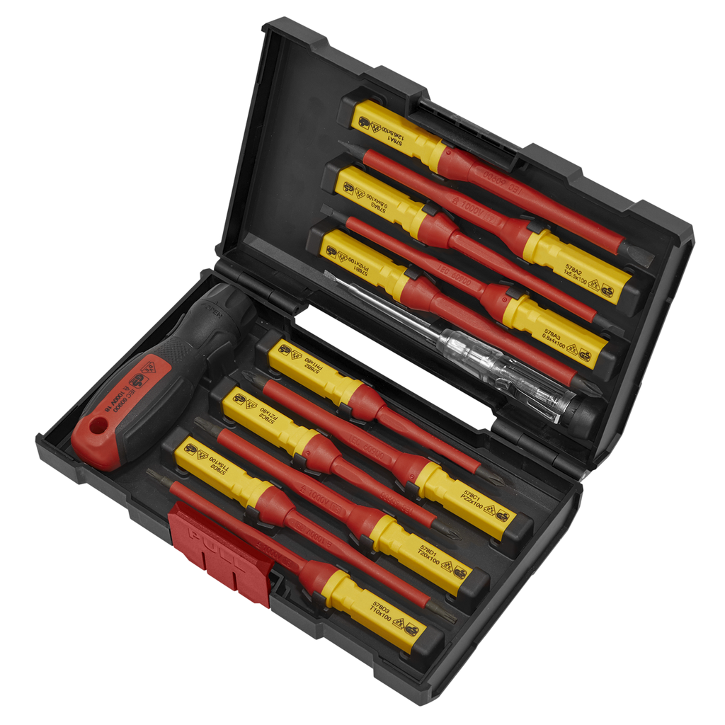 Interchangeable Screwdriver Set 13pc - VDE Approved AK6128
