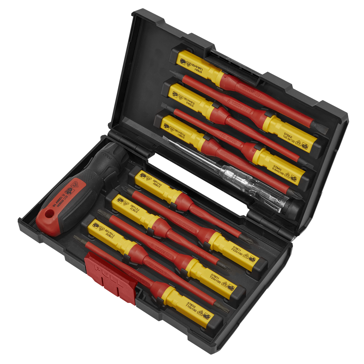 Interchangeable Screwdriver Set 13pc - VDE Approved AK6128