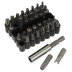 Power Tool Security Bit & Magnetic Adaptor Set 33pc AK614
