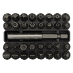 Power Tool Security Bit & Magnetic Adaptor Set 33pc AK614