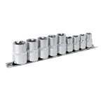 TRX-Star* Socket Set 3/8" & 1/2"Sq Drive E10-E14 & E16-E24 9pc AK617