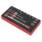 TRX-Star* Socket & Spanner Set 3/8"Sq Drive 16pc AK61801