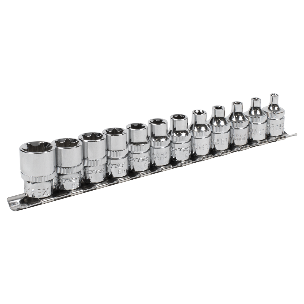 TRX-Star* Socket Set 3/8"Sq Drive E4-E20 12pc AK61806